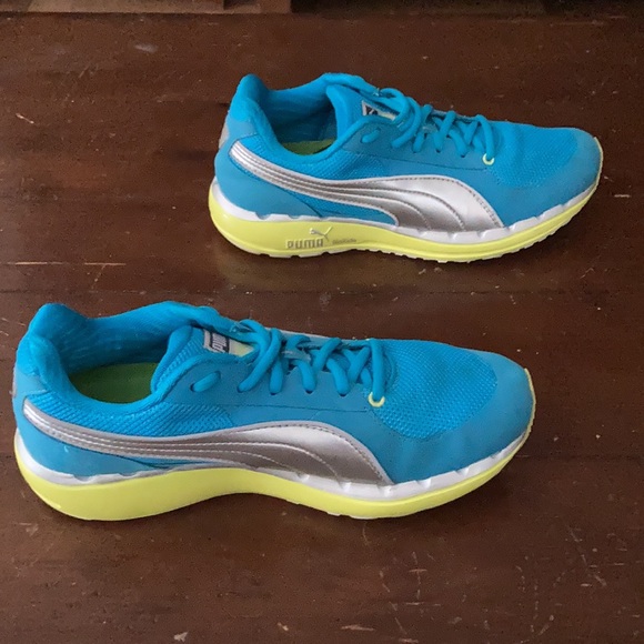 Puma Ortholite Teal Running Shoes - Picture 6 of 11